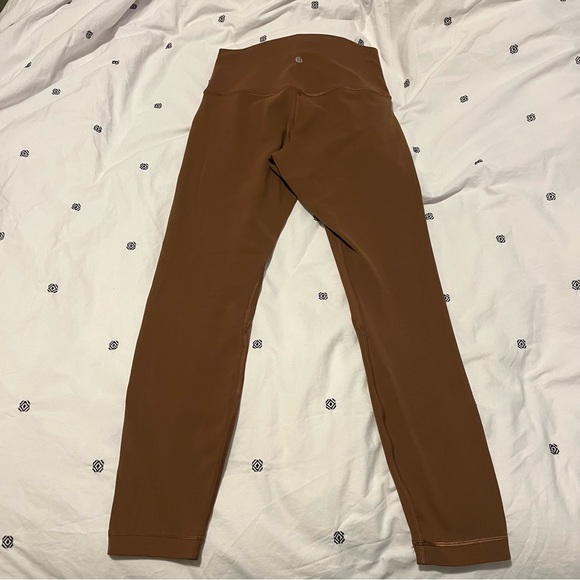 ✨SOLD✨Lululemon Roasted Brown Align Leggings Size 6 25” Inseam - Picture 2 of 6
